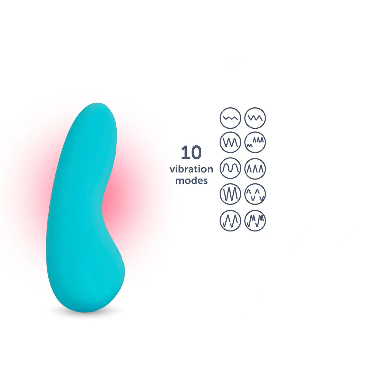 PlusOne Mini Masajeador Personal | Estimulador Externo Ergonómico