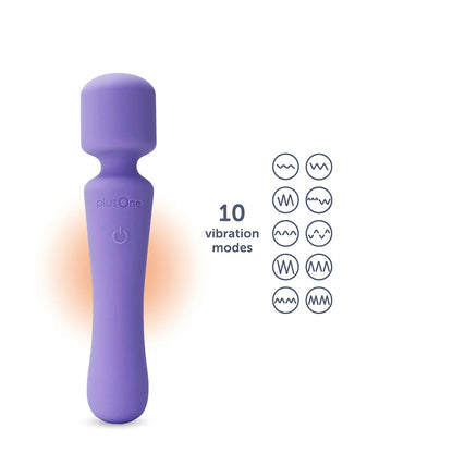 PlusOne Vibrating Wand | Masajeador Personal Recargable e Impermeable